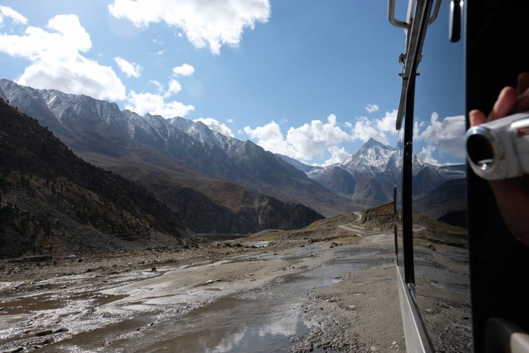 From our tour bus on the Karakoram Highway, Pakistan