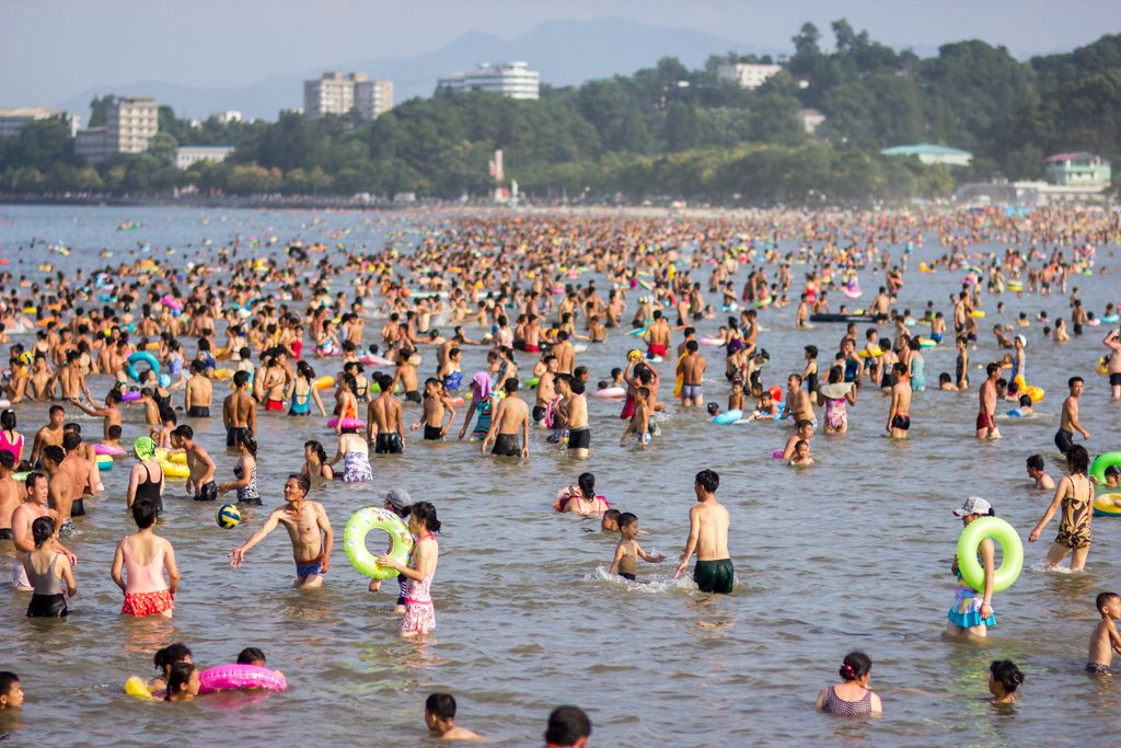 North Korean beach at wonsan