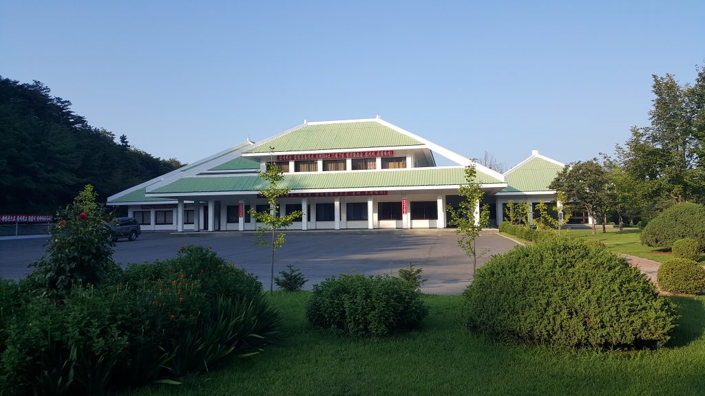 North Korea golf club house