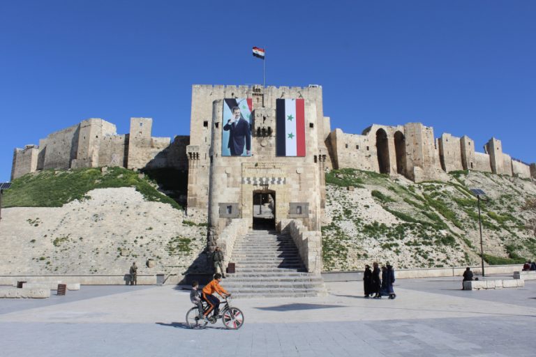 A castle in Syria, visited by Rocky Road Travel on tour