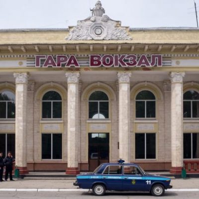 Street scene in Transnistria