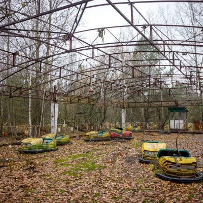 Bumper cars in Chernobyl