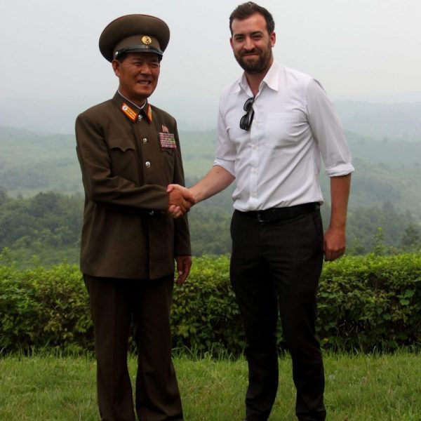 Shane DMZ Rocky road travel founder Shane Horan at the DMZ